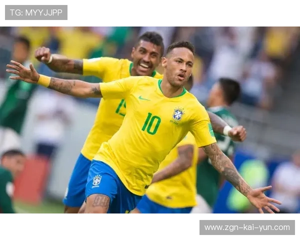 内马尔连续晃动后送出贴地球，巴西锋线获得黄金机会